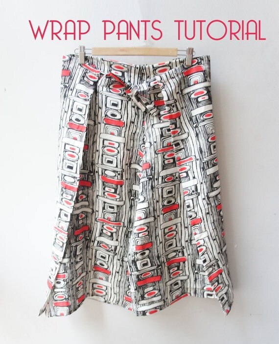 Wrap Pants Tutorial PDF Instant Download