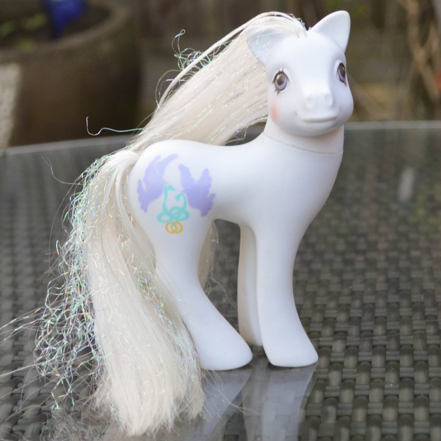 Vintage My Little Pony 'Pony Bride' White Bridal