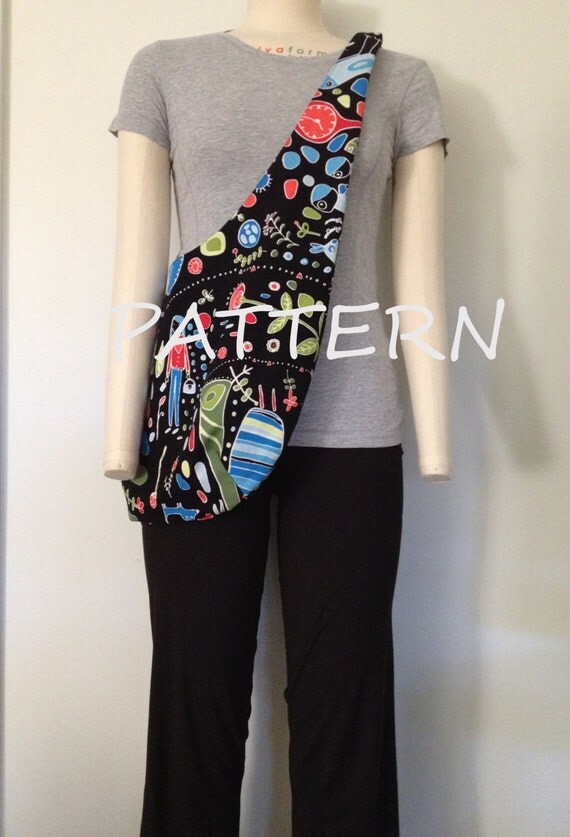 ... bag sewing pattern, cross body bag pattern, slouch bag, shoulder bag