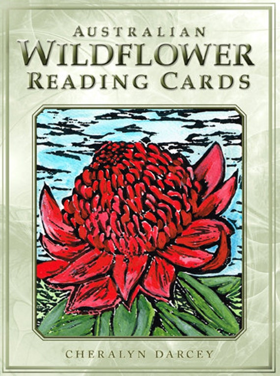 Australian Wildflower Reading Cards ~ personally signed