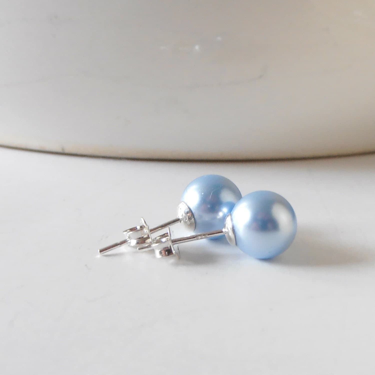 Light Blue Pearl Earrings Swarovski Elements Sterling Silver   Il Fullxfull.655978728 Jo4c 