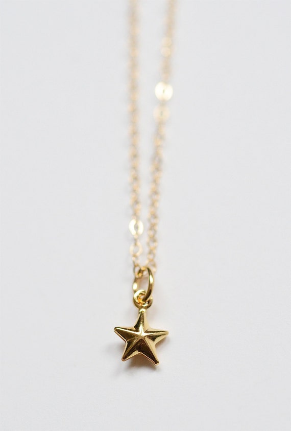SALE 35% OFF:Delicate Star Gold Necklace by friedasophie on Etsy