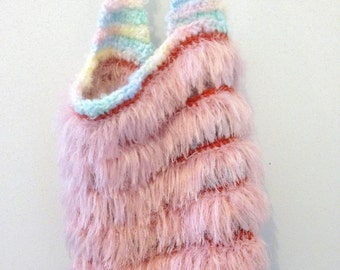 fur mesh bags