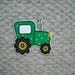 RESERVE for Brittany Tractor Fabric iron on applique Free Shipping U.S.A. ready to ship
