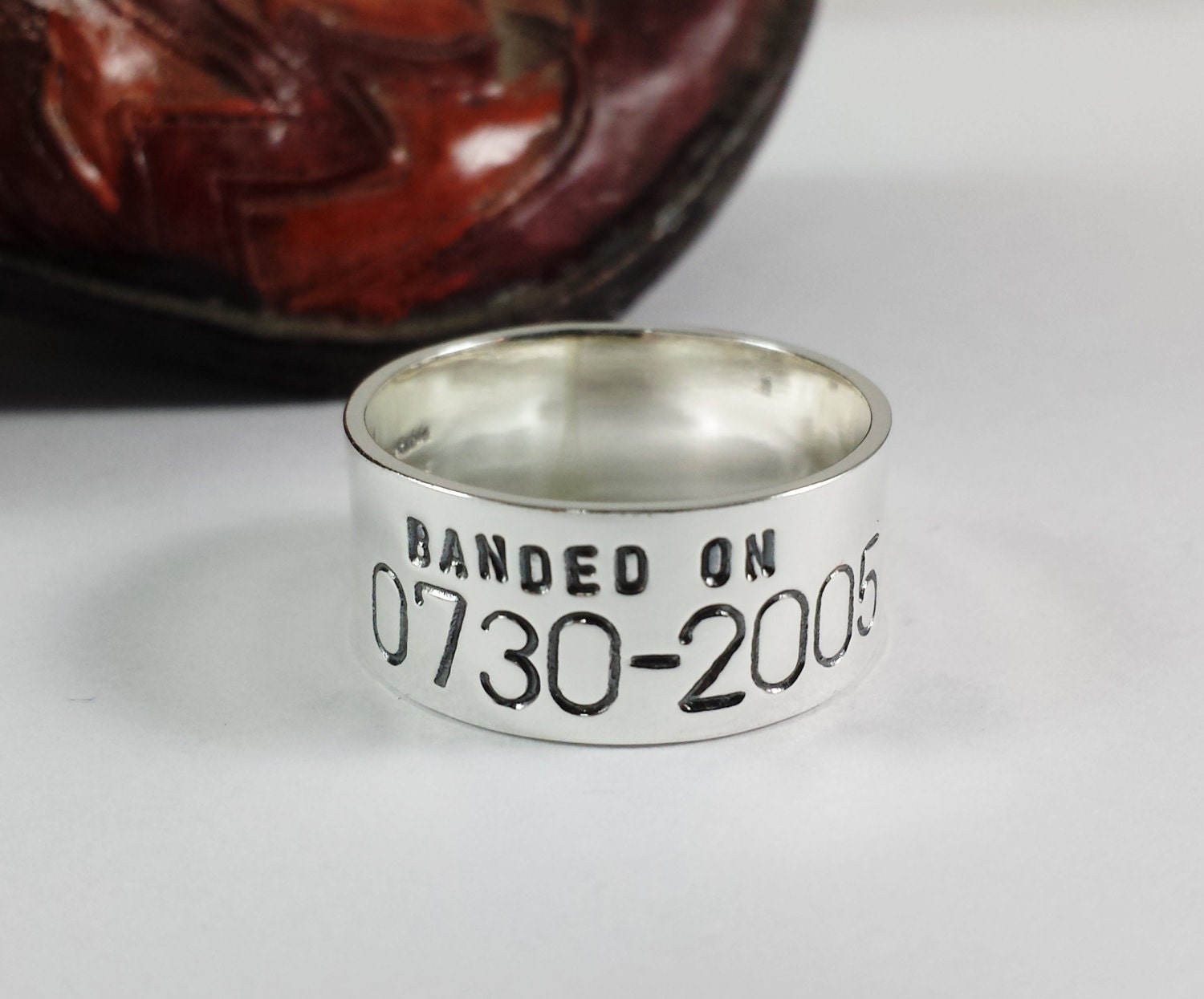 waterfowl mens wedding ring