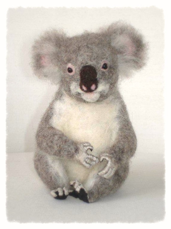 Ooak Needle Felted Koala