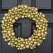 Golden Splendor Christmas Wreath, Christmas Wreath For Door, Gold Christmas Wreath, Unique Christmas Wreath
