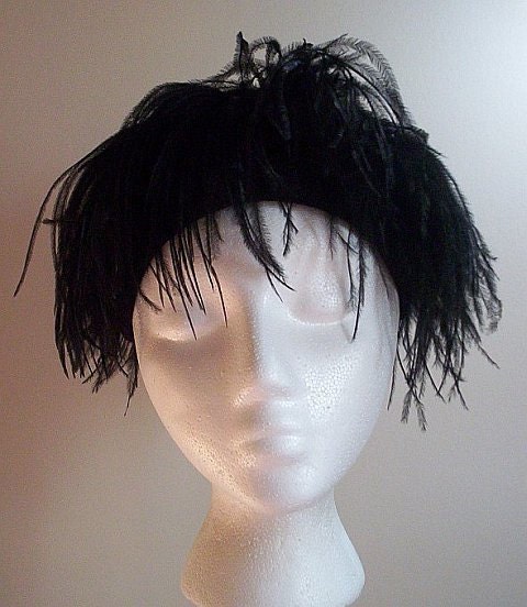 Mod 1960s Vintage Marabou Feather Hat – Haute Juice