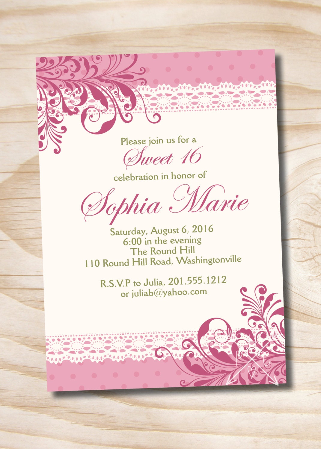 Free Printable Quinceanera Invitations 5