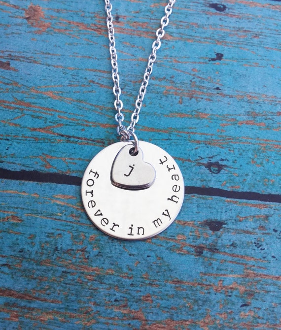 Forever In My Heart Necklace Memory by GracefullyMadeStudio