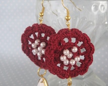 Popular items for bead crochet earring on Etsy