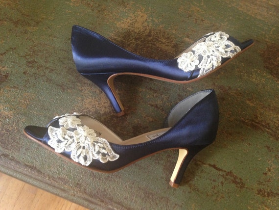chaussure bleu marine mariage