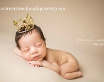 Baby Boy Crown Mini Crown Photo Prop Baby Boy Photo Prop Newborn Prince Crown Full Crown - il_214x170.615242168_3r8n
