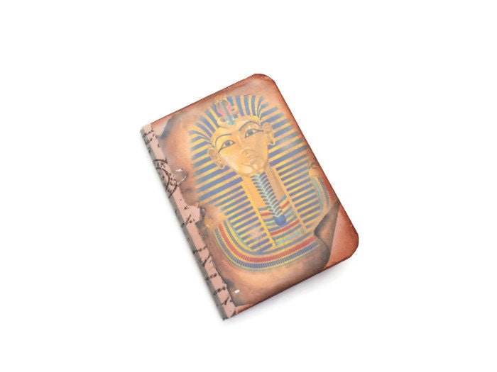 Pharaoh Travel Journal Mini Egyptian Notebook by Istriadesign