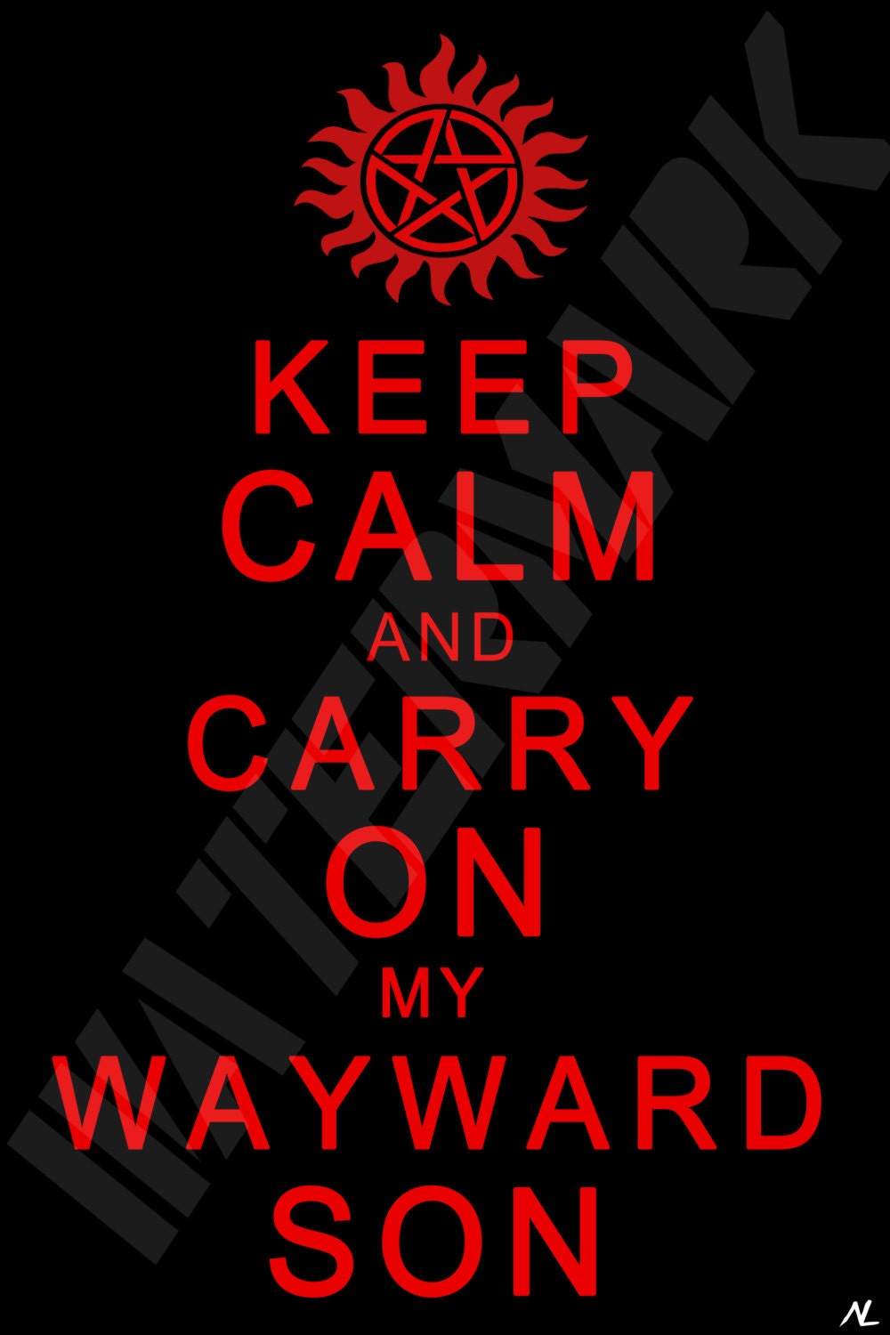 keep calm and carry on supernatural