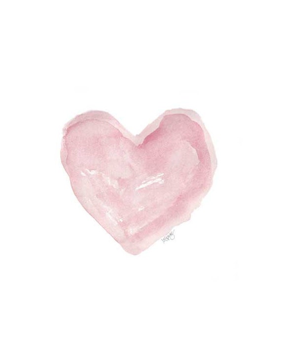 Rosa kinderzimmer kunst rosa herz von outsideinartstudio auf etsy
