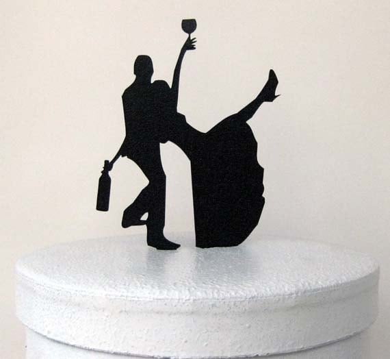 Wedding Cake Topper Drunk Bride! Wedding Cake Topper Drunk Bride!