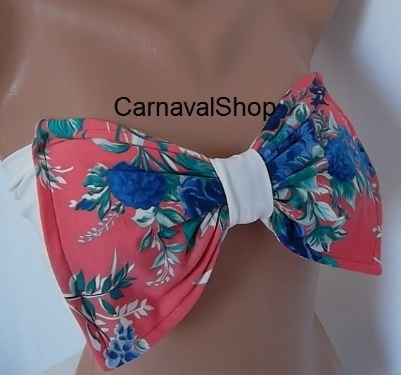 Items similar to Bow bandeau-Bow bikini -Bikini Top-Summer fashion ...