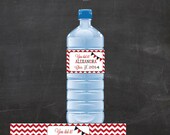 Custom Printable Graduation Water Bottle Labels - Chevron - Pick your school colors Il_170x135