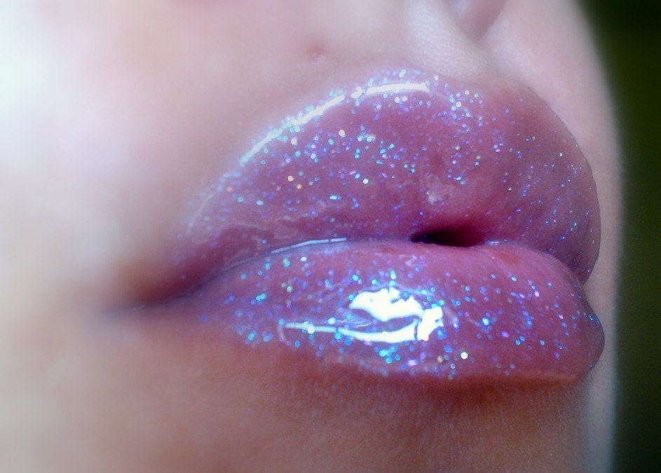 Diamond Cluster Clear Lipgloss with Glitters