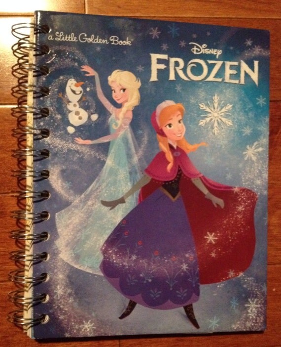 Disney Frozen Repurposed Little Golden Book By Myhoard On Etsy