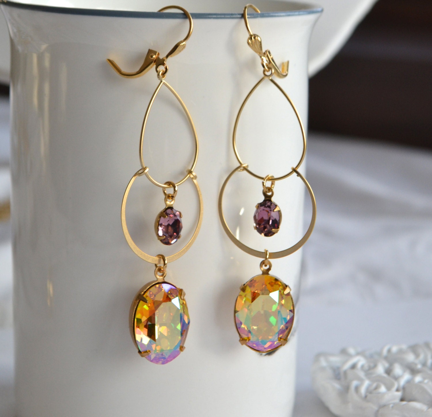 Swarovski Chandelier Earrings