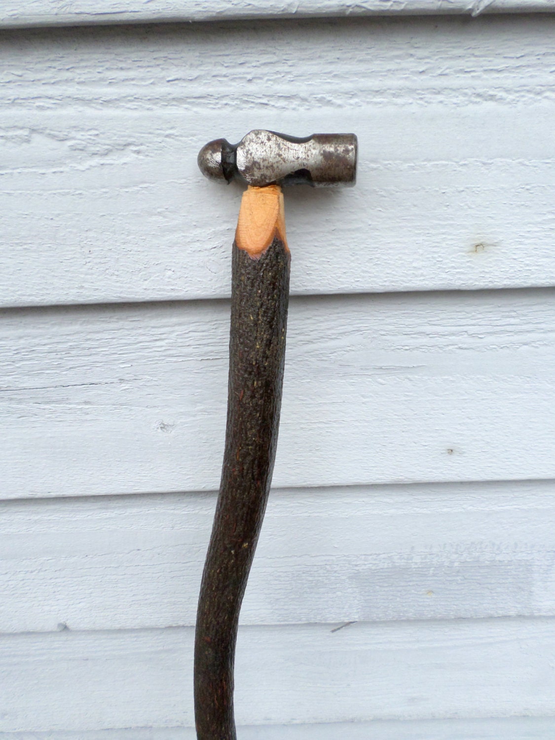 Hand Crafted Vintage Hammer Handle Crooked Walking by