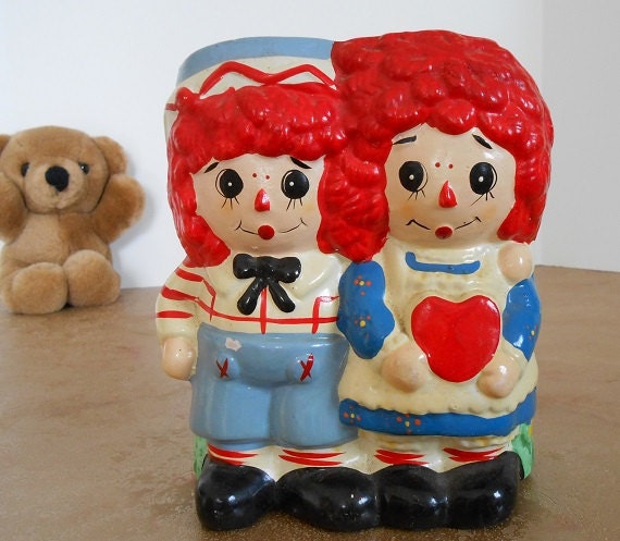 ceramic raggedy ann and andy