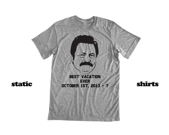 parks and rec ron swanson shirt