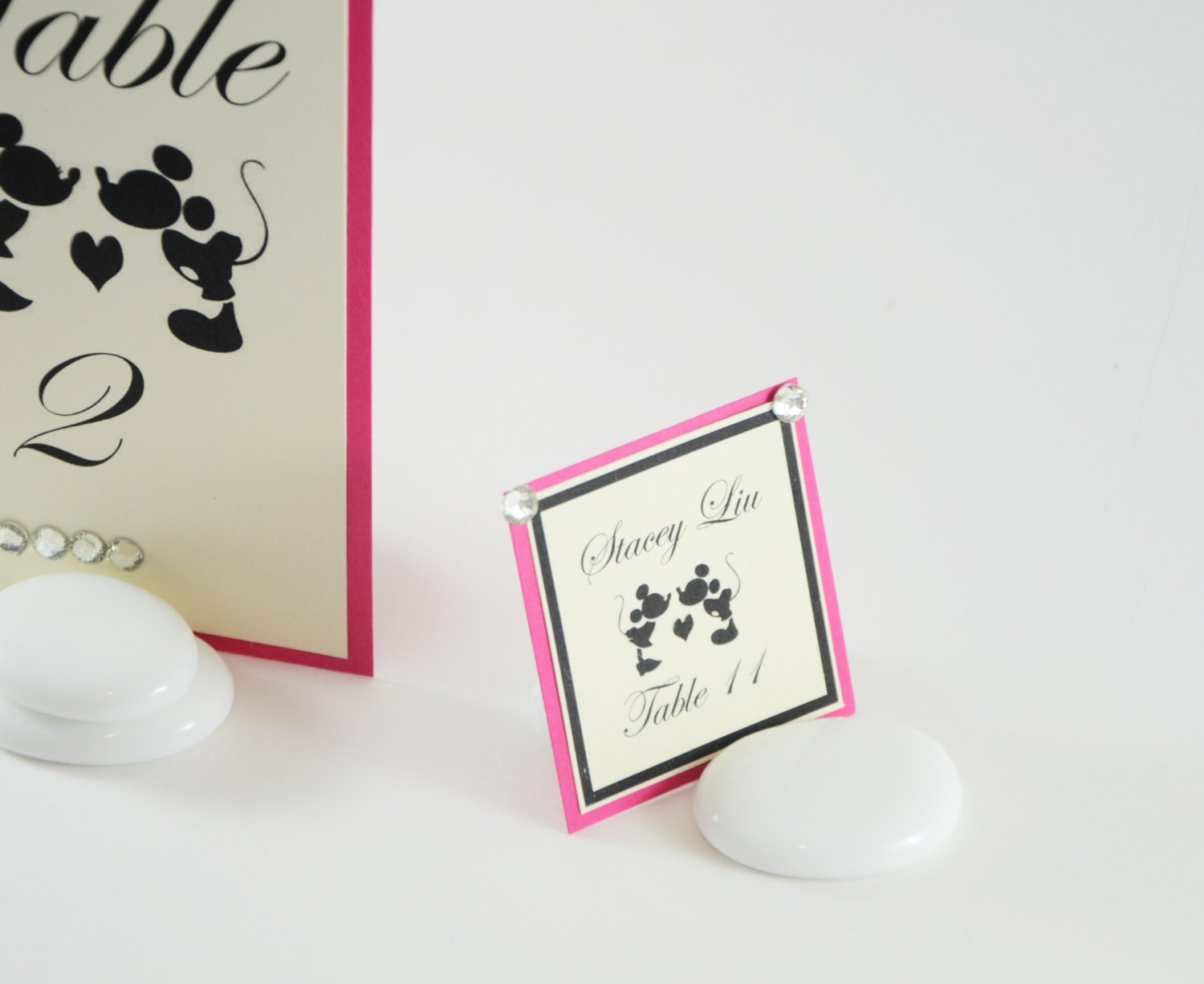 Mickey Mouse Place Cards Mickey Mouse wedding Wedding Place