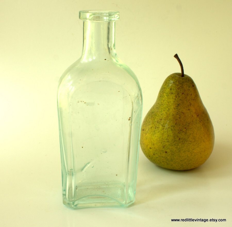 Download Clear Glass Bottle Small Glass Bottle Vintage Glass Bottle