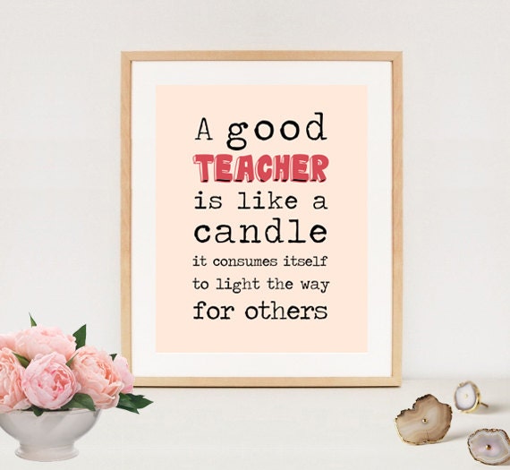 Gifts for teachers Teachers quotes printable DIGITAL