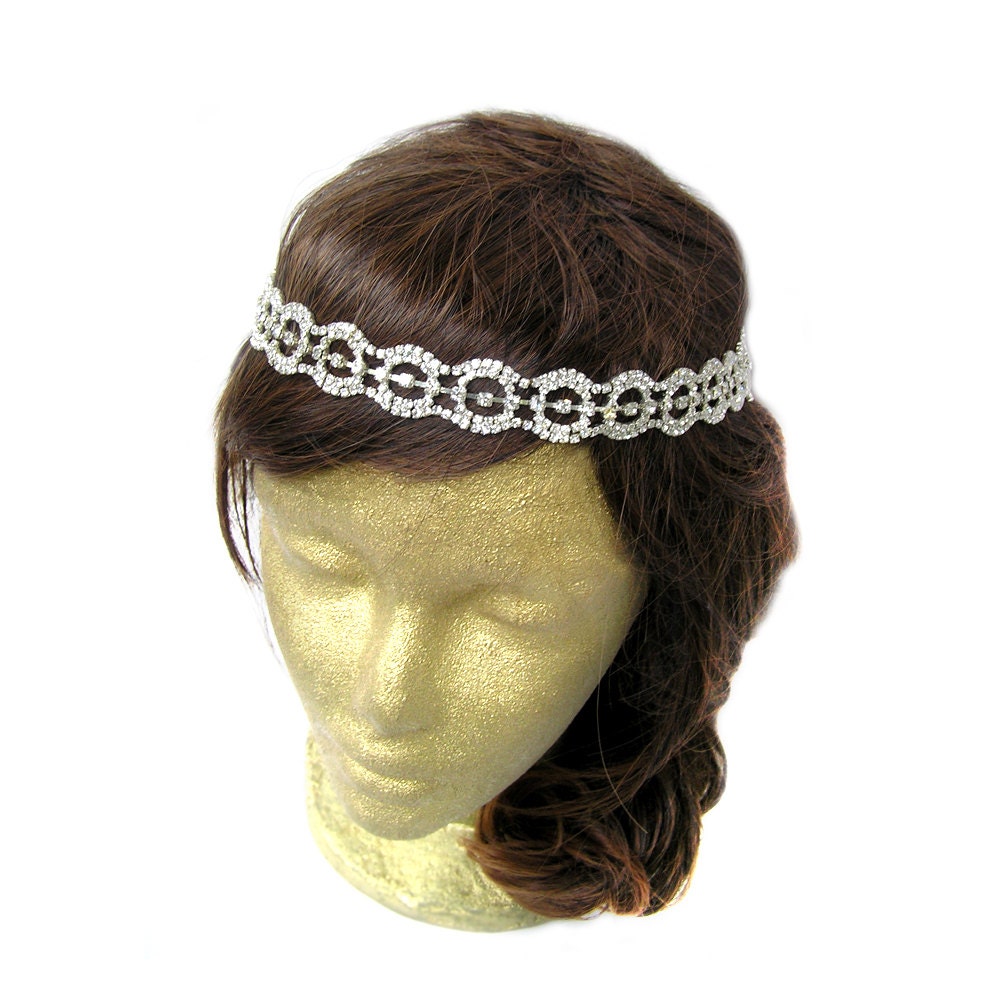 Rhinestone Headband Jeweled Headband Bridal headpiece