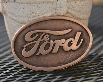 Brass ford belt buckles #4