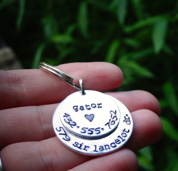 Dog ID Tag Pet Identification Tag Cat ID Tag New pet owner