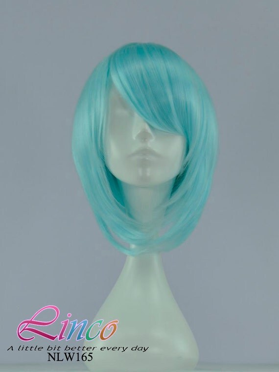 Linco Fashion Wigs Blue Blue Hair from Etsy