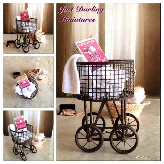vintage laundry cart vintage laundry cart