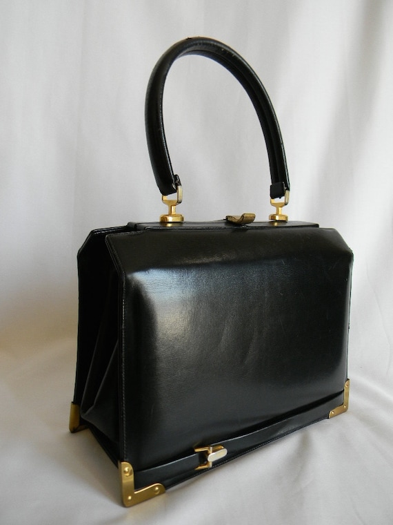 Vintage Black Igor Doctor's Bag Handbag