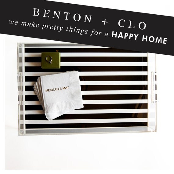 Items similar to Large Acrylic Tray INSERT Lucite Tray INSERT black