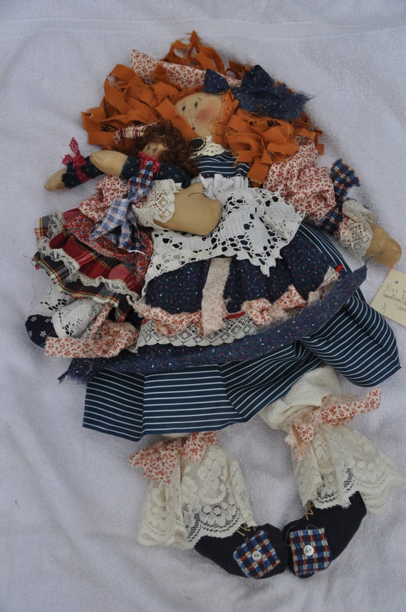 Items Similar To Hand Made Rag Doll On Etsy