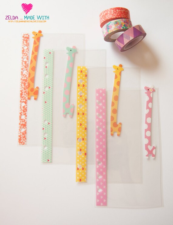 Personal Filofax Clear Dividers Top Tabs by ZeldaMadeWithLove