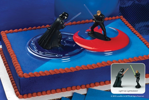 Star Wars Cake Topper Decorating Kit Darth By