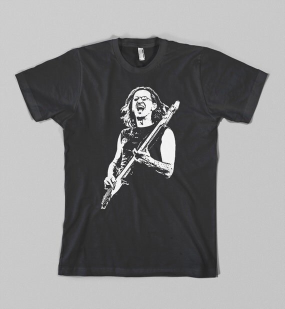 Rush T-shirt Geddy Lee TShirt Neil Peart Alex by BadShotDesign