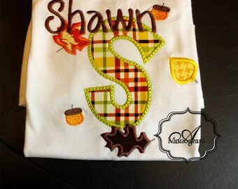 monogram pumpkin shirt