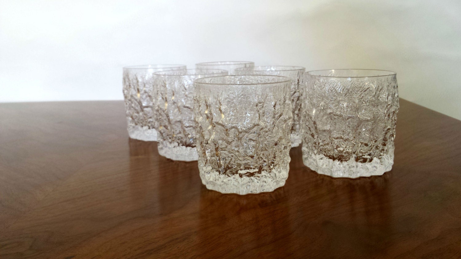 WHITEFRIARS textured crystal GLACIER EVEREST Large Tumbler