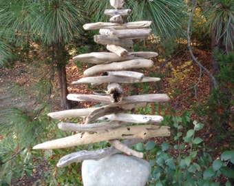 Items similar to Unique 12 inch driftwood tree made from upcycled ...