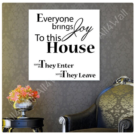 Canvas Print Everyone Brings Joy By Our Professional by All4Wall