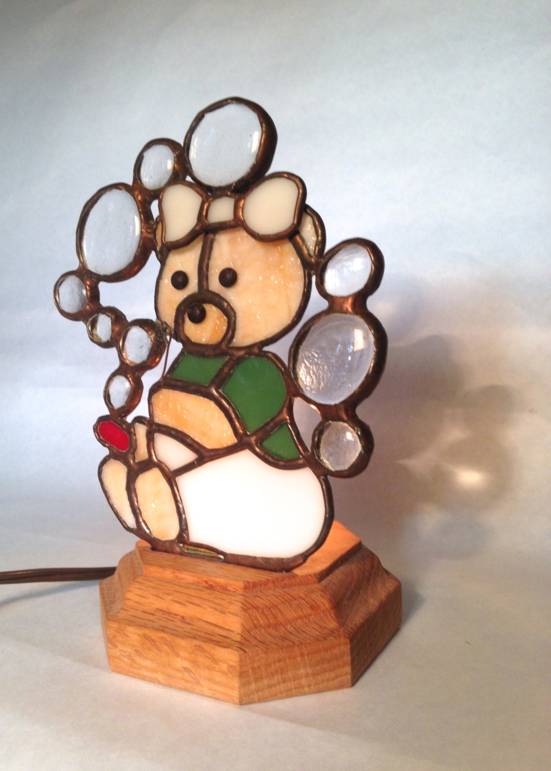 teddy bear glass
