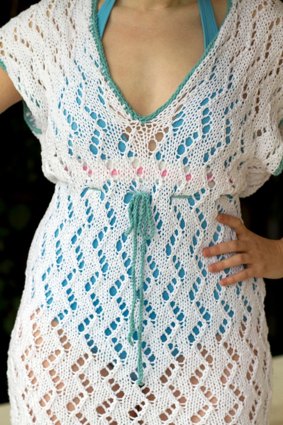 Balos - Summer Cover-Up Knitting Pattern - Sexy, comfy, pretty beach bathing ...