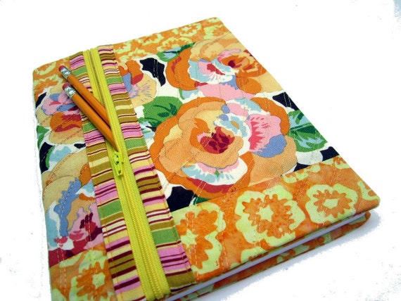 Composition Book Cover Fabric W Zipper Pocket Lined Blank composition-book-cover-fabric-w-zipper-pocket-lined-blank